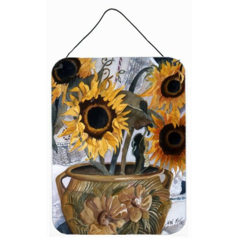 Pot of Sunflowers Wall or Door Hanging Prints JMK1202DS1216