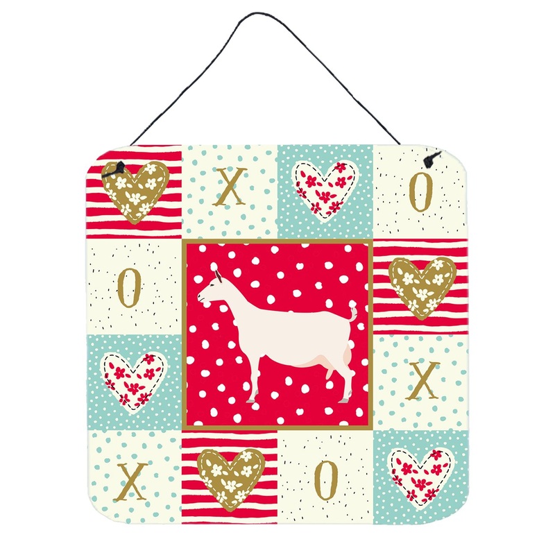 Saanen Goat Love Wall or Door Hanging Prints CK5316DS66