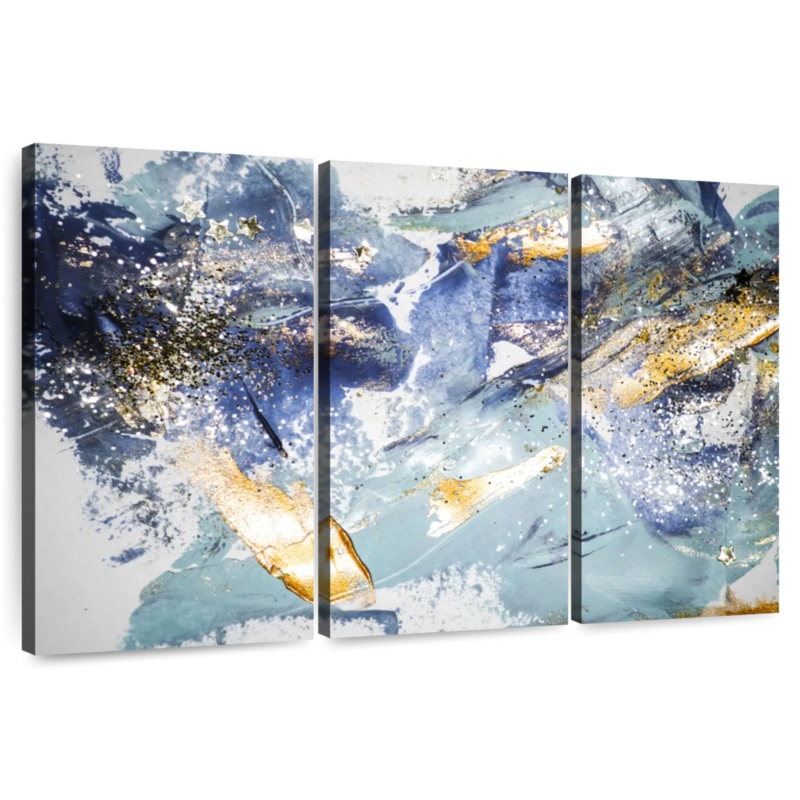 Abstract Glitter Wall Art