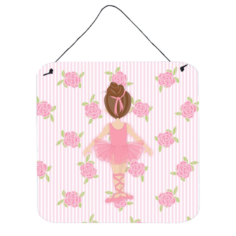Ballerina Brunette Back Pose Wall or Door Hanging Prints BB5176DS66